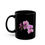 Thumbnail: Pink Orchids - Black Ceramic Mug
