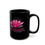 Thumbnail: Lotus Blossom - Black Ceramic Mug