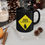 Thumbnail: Caution: Beer Ahead Black Ceramic Mug