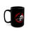 Thumbnail: Raven and Skull - Black Ceramic Mug