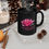 Thumbnail: Lotus Blossom - Black Ceramic Mug