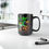 Thumbnail: Red Eyed Tree Frog Black Ceramic Mug