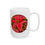 Thumbnail: Poinsettia Flower White Ceramic Mug