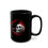 Thumbnail: Raven and Skull - Black Ceramic Mug