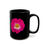 Thumbnail: Wild Rose Black Ceramic Mug