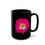 Thumbnail: Wild Rose Black Ceramic Mug