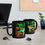 Thumbnail: Red Eyed Tree Frog Black Ceramic Mug