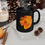 Thumbnail: Golden Poppy Blossom - Black Ceramic Mug