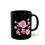 Thumbnail: Mountain Laurel - Black Ceramic Mug