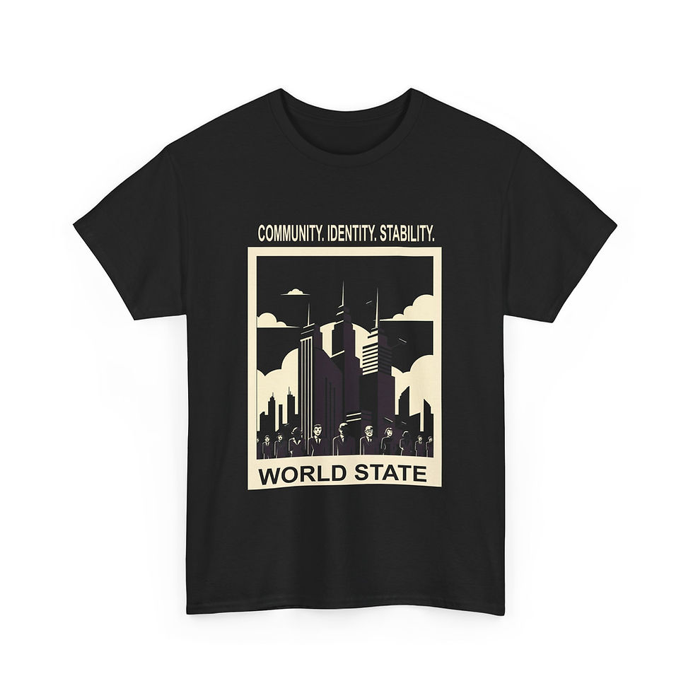 black World State - Dystopian T-Shirt