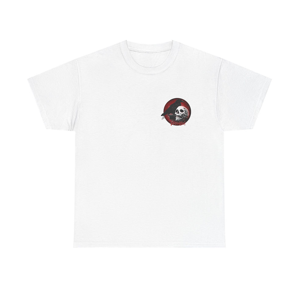 Poeriffic - Raven and Skull T-Shirt