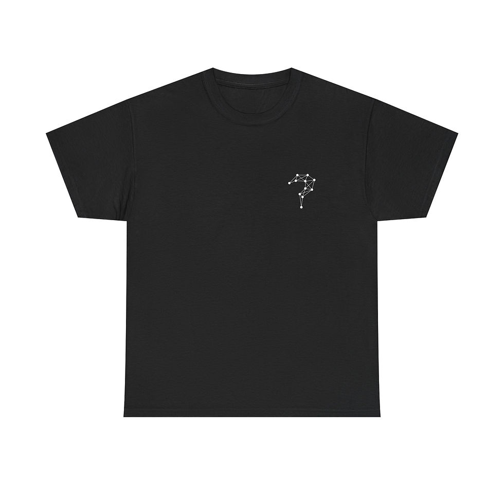 Thumbnail: Intelligence is artificial, ignorance is real black t-shirt flat front