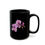 Thumbnail: Pink Orchids - Black Ceramic Mug