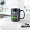 Thumbnail: Bluebonnet bloom - Black Ceramic Mug