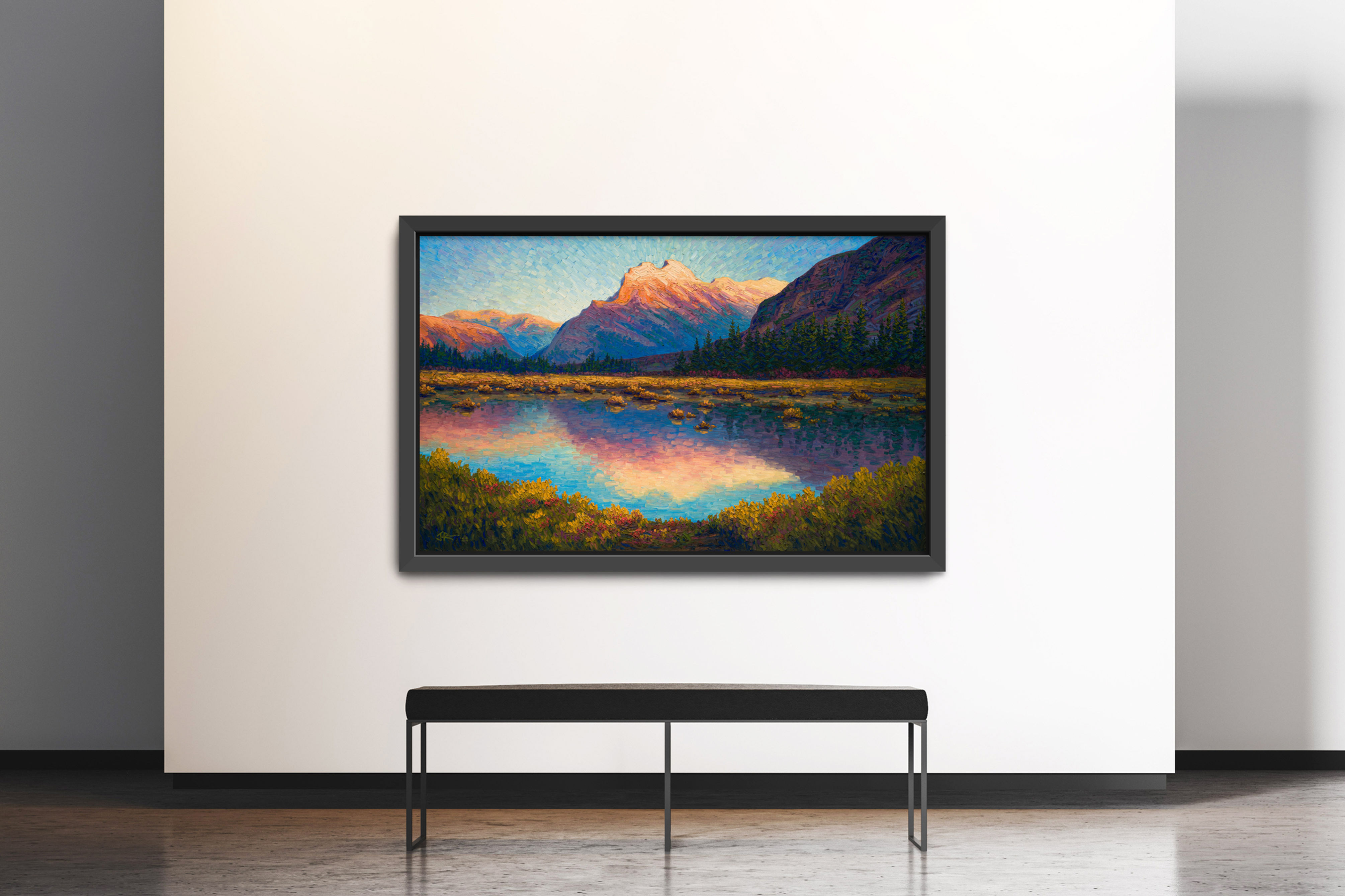 Golden Light at Vermillion Lakes