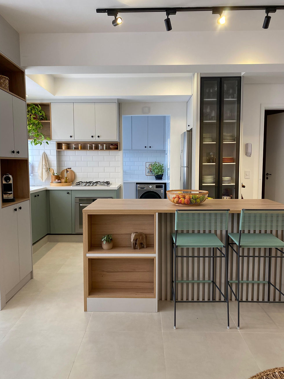 Transformando espaços em lares: uma cozinha acolhedora para momentos inesquecíveis