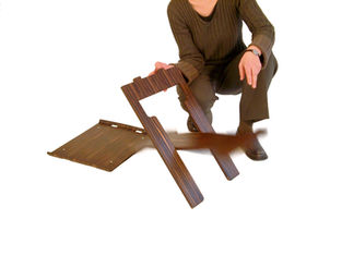 Klappstuhl als Anschauungsobjekt für den Unterricht