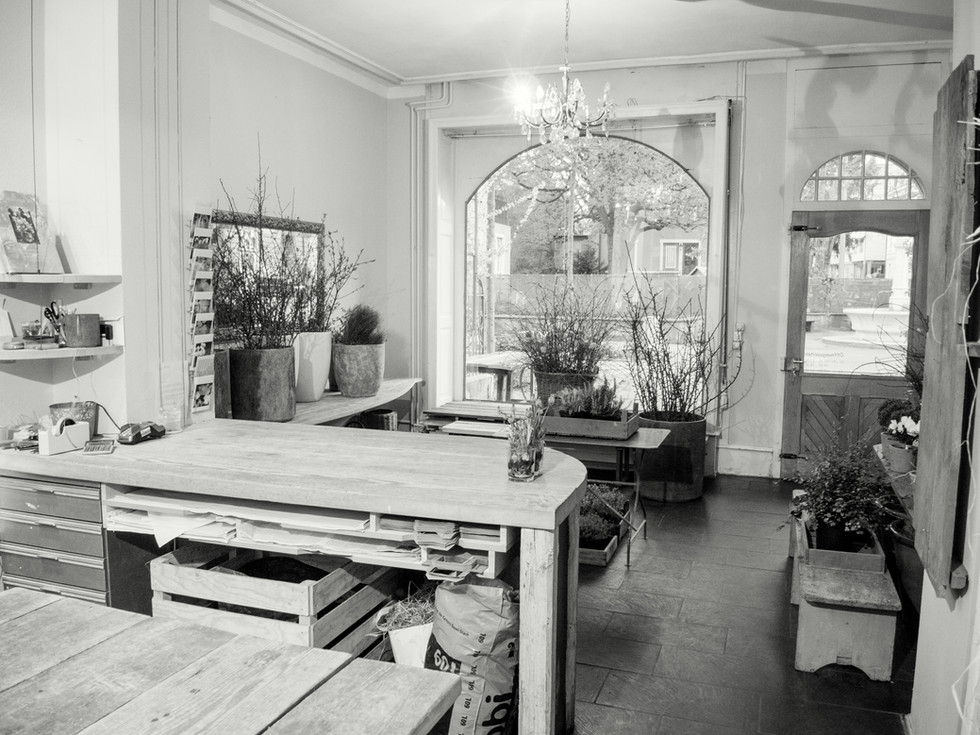 Ansicht Blumenladen vor der Renovation