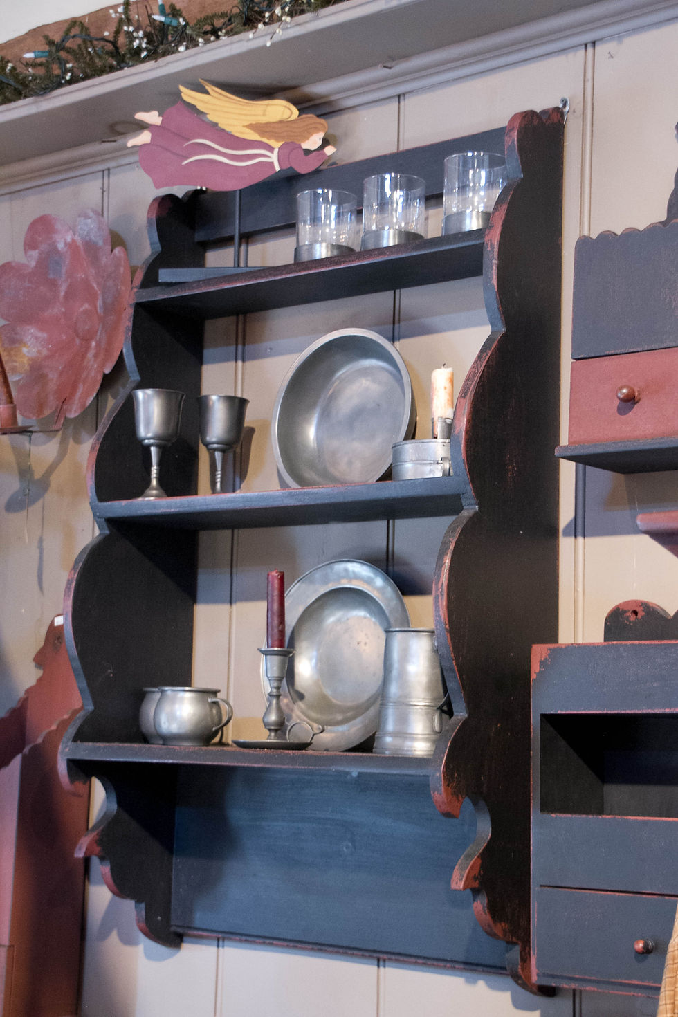 Pewter and Reproduction racks