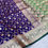 Thumbnail: Banarasi silk saree with woven jaal work
