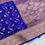 Thumbnail: Banarasi silk saree with floral work