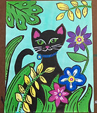 Paint & Sip Cat