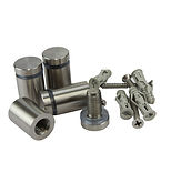 Stand-Off Set - Satin Silver Stainless Steel