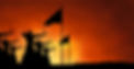 Abstract fantasy silhouette design art of group of ancient warriors firing arrows with bow