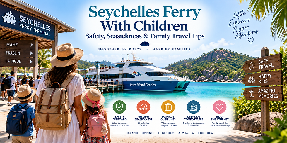 Seychelles Ferry With Children