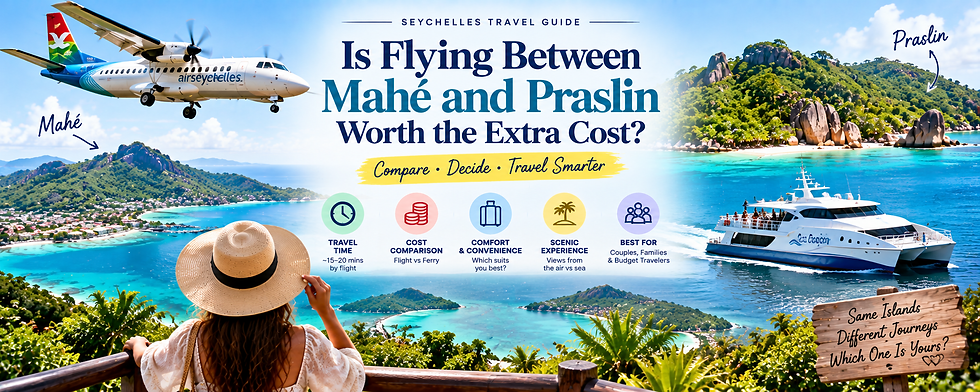 Is Flying Between Mahé and Praslin Worth the Extra Cost?