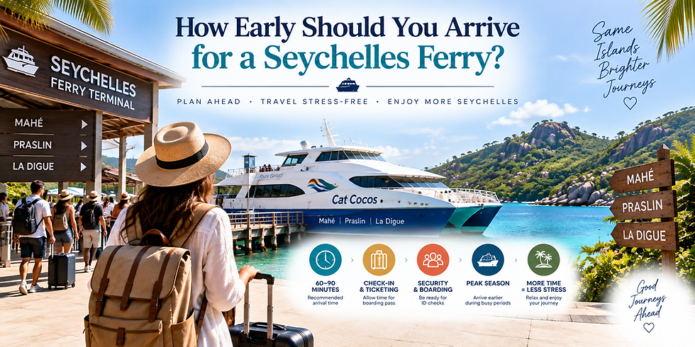 How Early Should You Arrive for a Seychelles Ferry?