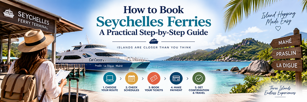 How to Book Seychelles Ferries: A Practical Step-by-Step Guide