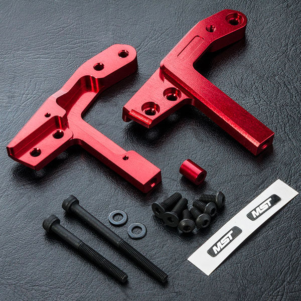 210584R RMX 2.0 Alum. rear upper deck support (red)