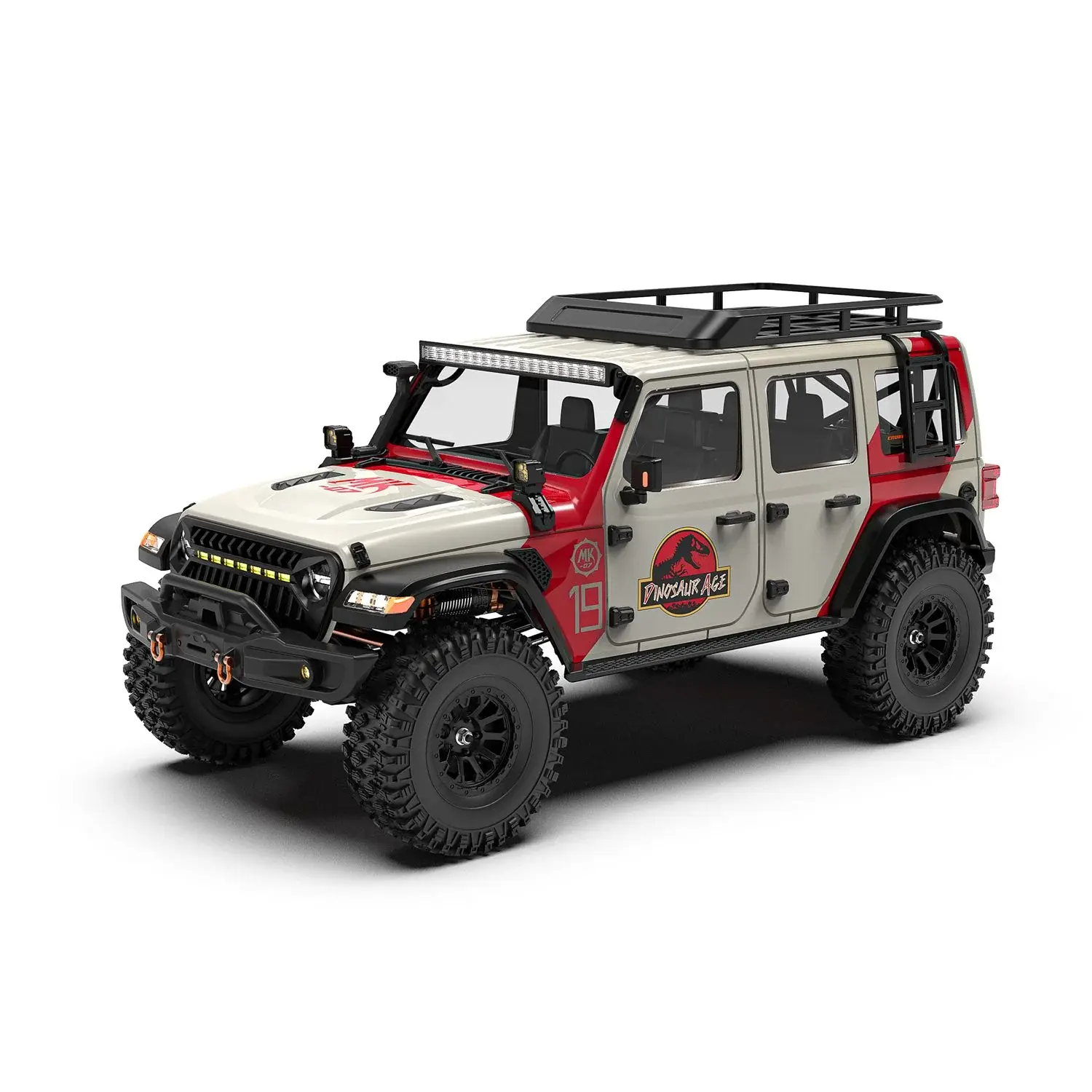 1/7 Scale 4WD Brushless RTR RC Crawler MK-07 V2 hand Painted Dinosaur Themed