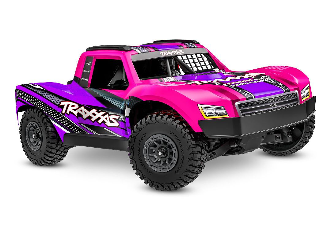 Mini Slash BL-2S 4x4 RTR avec batt et chargeur (pink/rose)