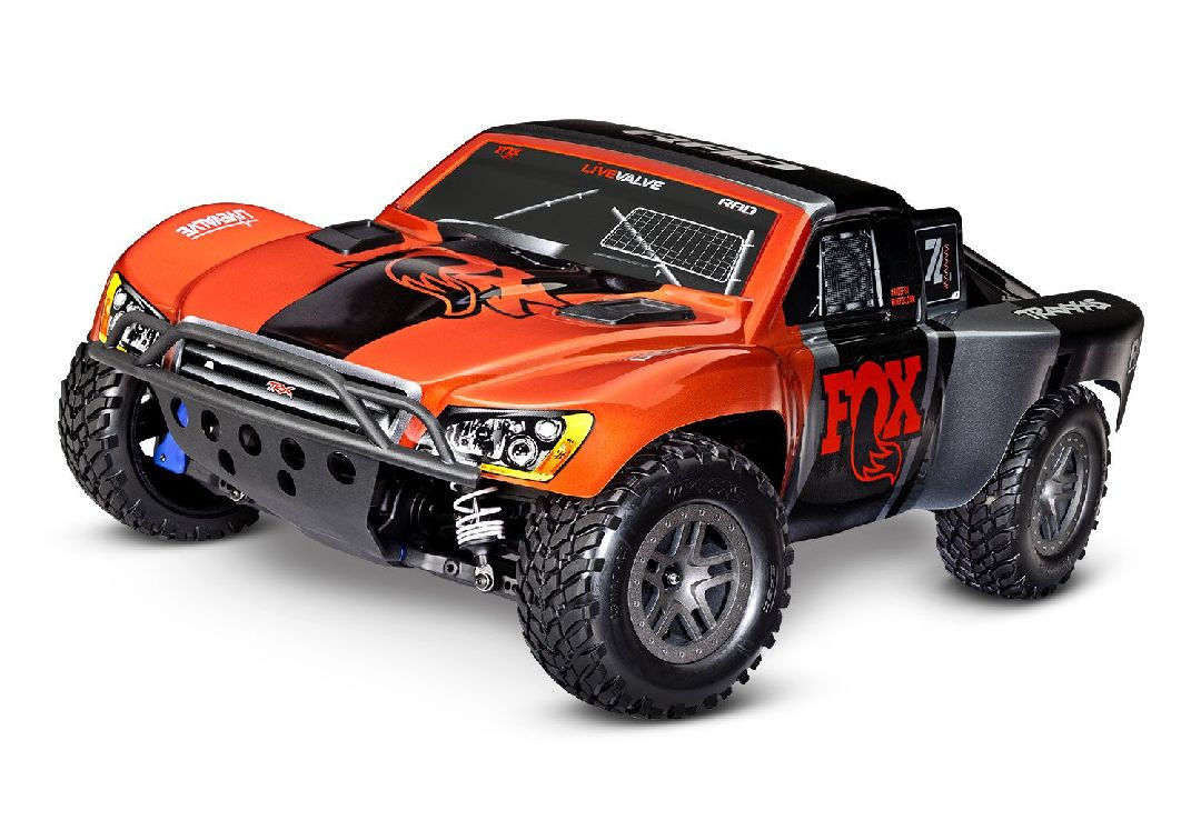 TRA68154-4 Fox Traxxas Slash 1/10 4X4 BL-2S Short Course Truck RTR