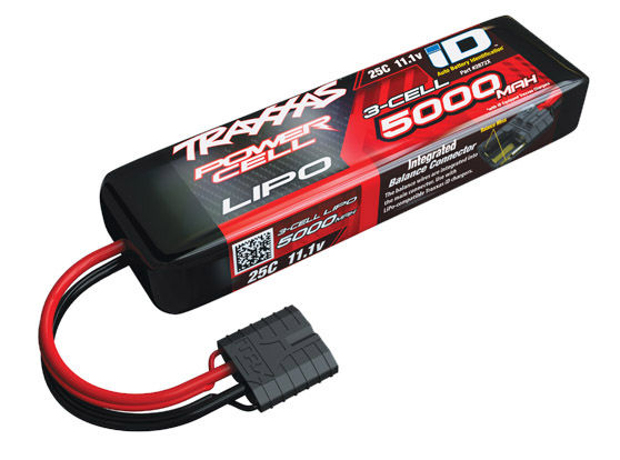 TRA2872X  2872x Traxxas 5000mAh 3S 11.1 25C LiPo Connector Soft Case 155x25x45mm