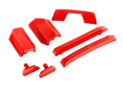 Traxxas Body reinforcement set, green/ skid pads (roof)