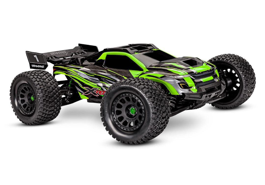 TRA78086-4green X-Maxx Race Truck (XRT) - Green/vert