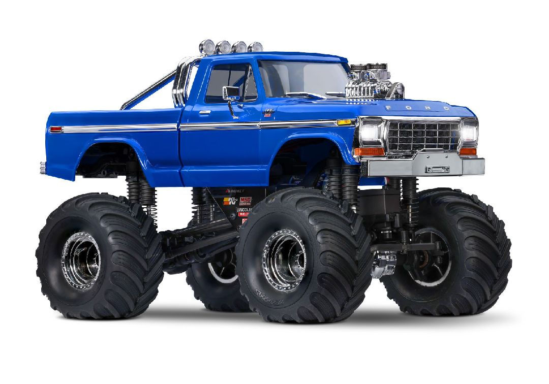 TRA98044-1blue Traxxas 1/18 TRX-4MT Ford F-150 Monster Truck 4x4 R