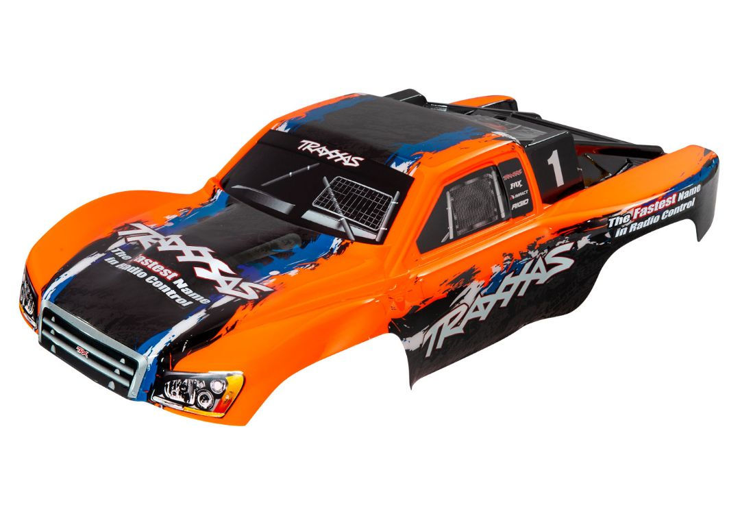 TRA5850 Traxxas Body, Slash 4X4, orange (painted, decals applied)