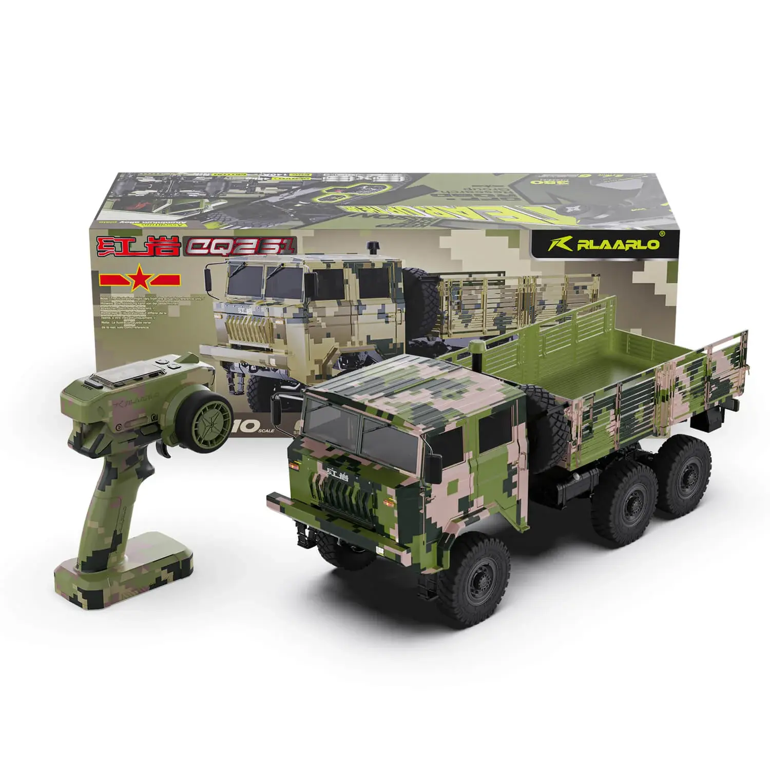 1/10 Scale RTR 6X6 Brushed RC Military Trucks HongYan HY6
