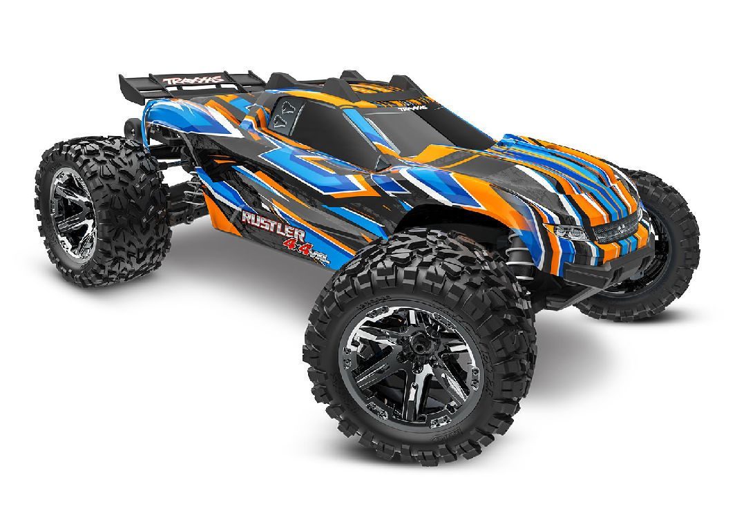 TRA67376-4orange Traxxas Rustler VXL Brushless 4X4 1/10 Stadium Truck
