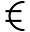 Ein Euro Icon, das die Kosten einer Hyaluron Behandlung in Köln bei RheinÄsthetik symbolisiert.
