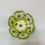 Thumbnail: Decoupaged small Daisy dish with green background and ladybirds
