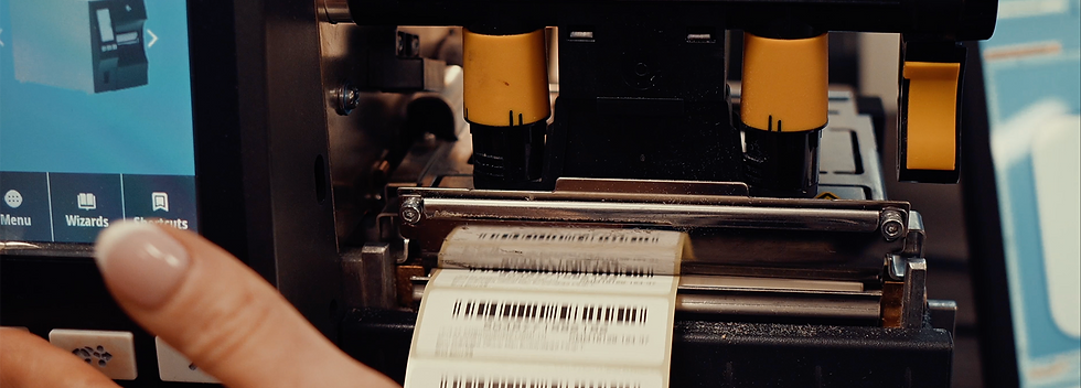 Barcoding, Packing and garment labelling machine in leicester.