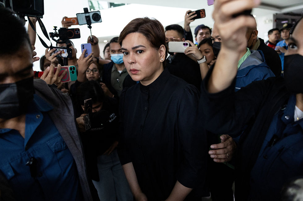 VP Duterte claims President Marcos allegedly plotted actions vs. her and her father