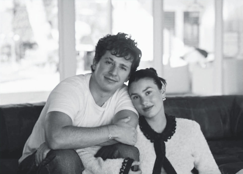 Charlie Puth and wife Brooke Sansone welcome first child