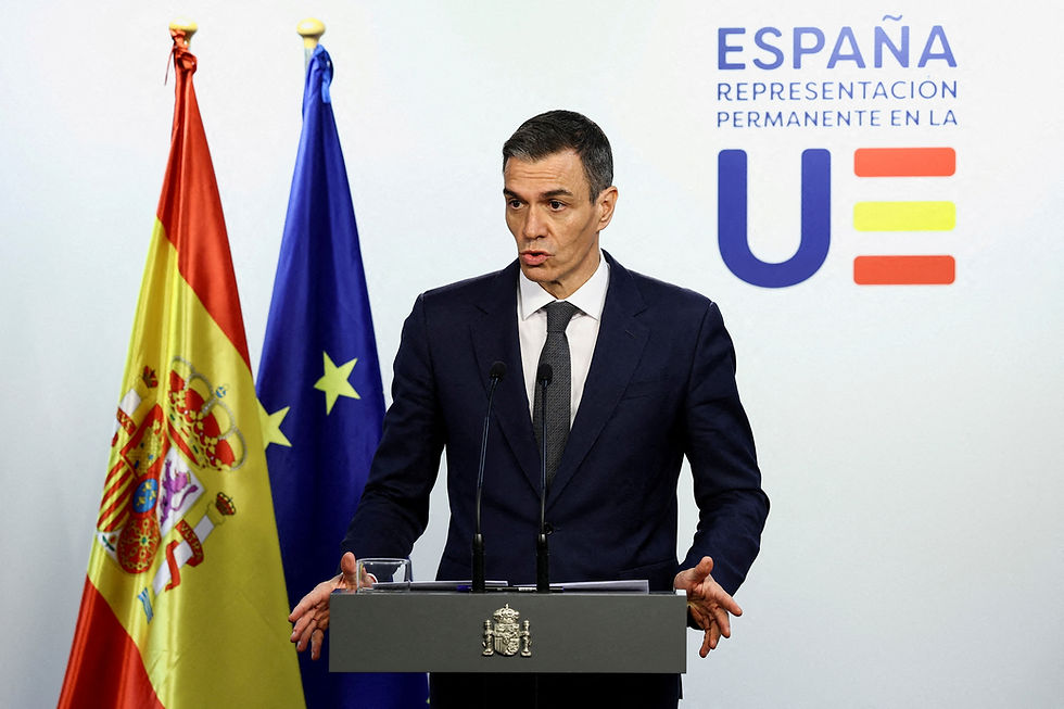 Spanish Prime Minister: Global citizens shouldn't pay for fallout of Iran war