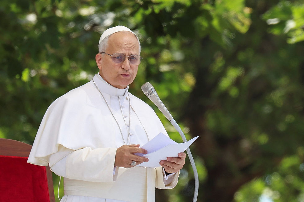 Pope Leo decries 'dizzying' profits of companies that pollute environment